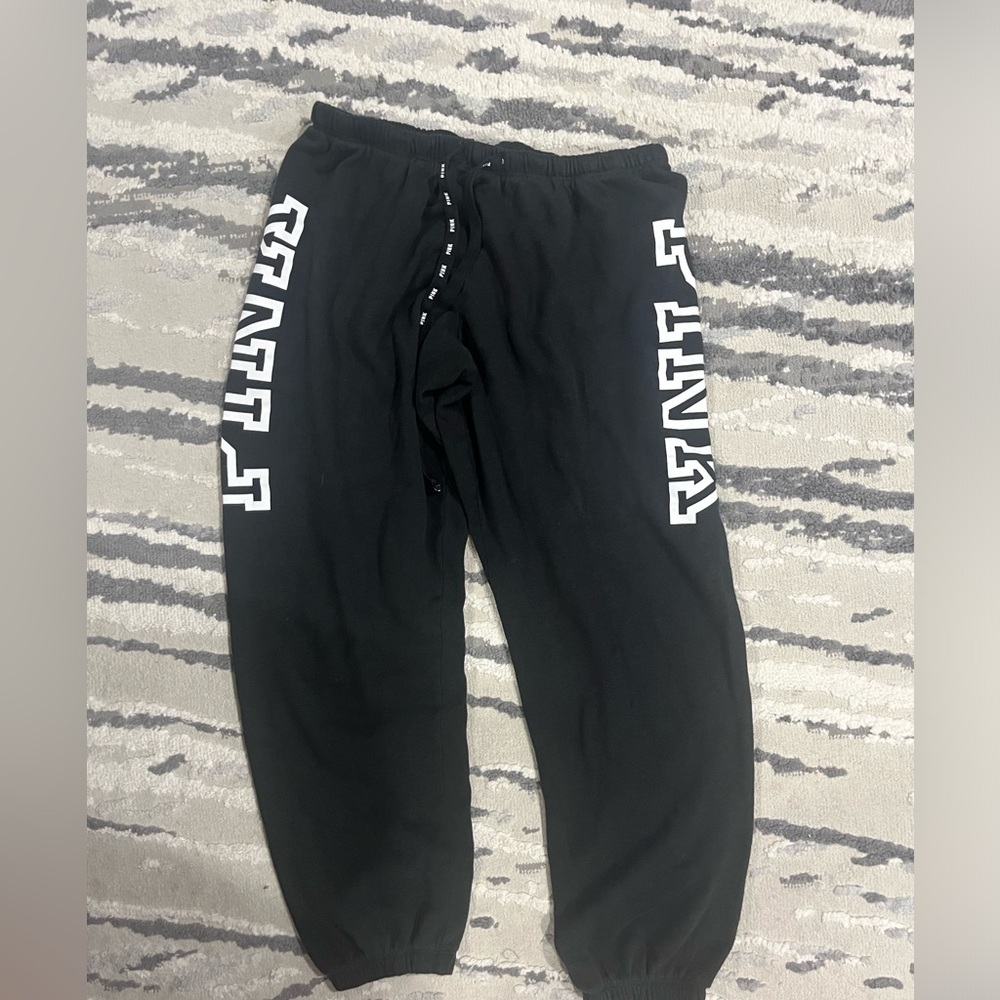 Victoria secret pink black joggers